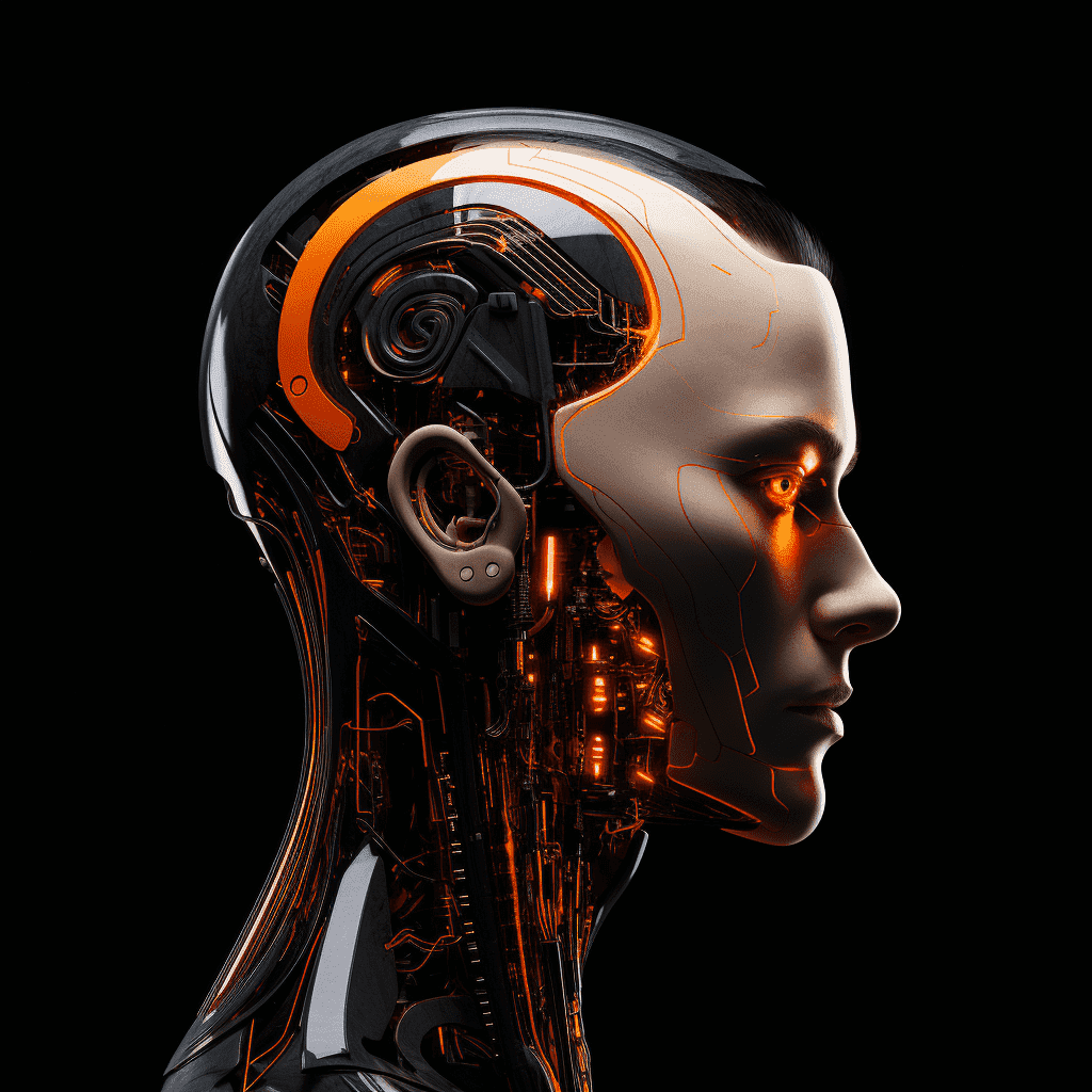 intricate orange android